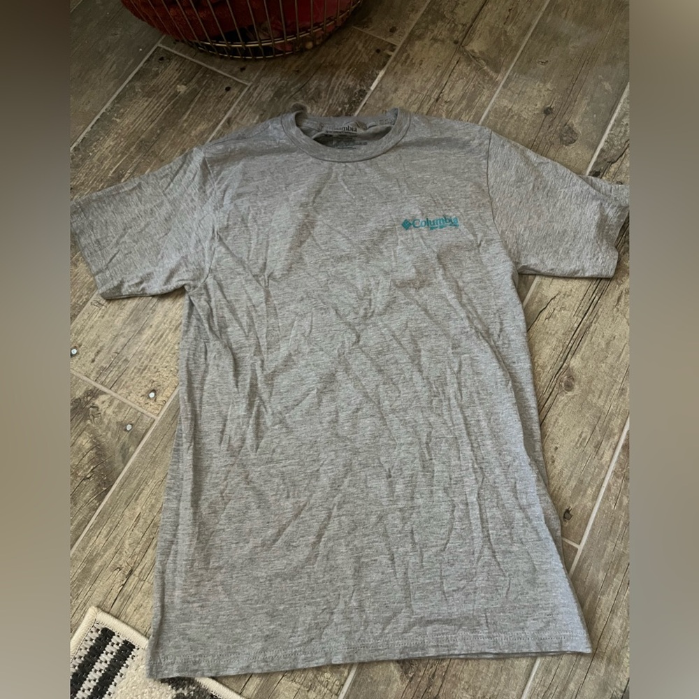 Columbia PFG Heather Gray Men's Tee